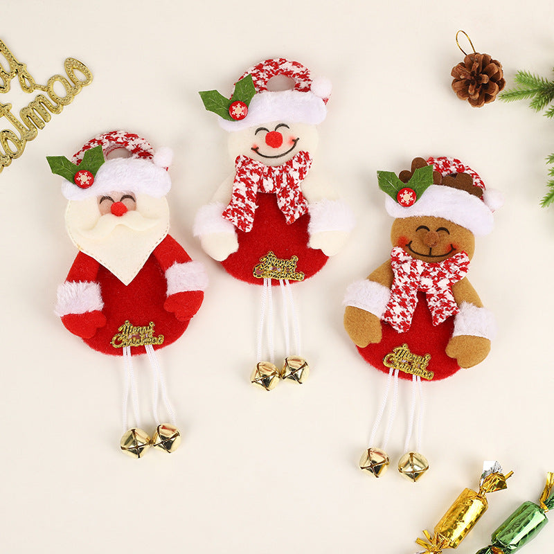 Christmas Pendant Accessories With Jingle Bell Cheer