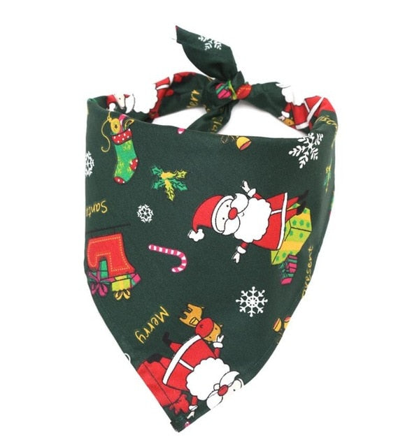 Christmas Dog Bandana – Festive Pet Photo Accessory