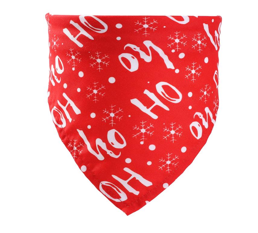 Christmas Pet Bandana Towel for Drooly Dogs