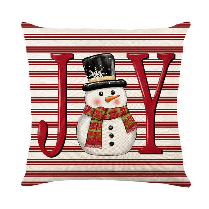 Christmas Pillow Covers Set – Festive Linen Sofa Decor