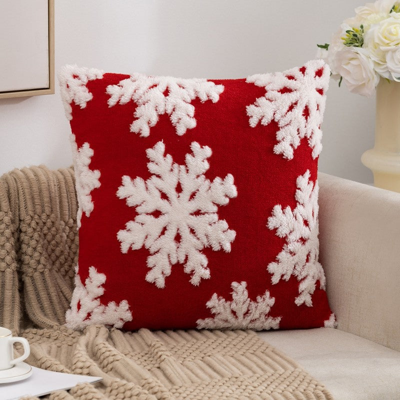 Christmas Velvet Pillow Cover for Cozy Holiday Decor