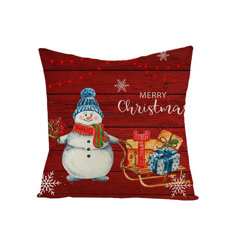 Christmas Pillow Covers for Sofa, Bed, and Car Decor