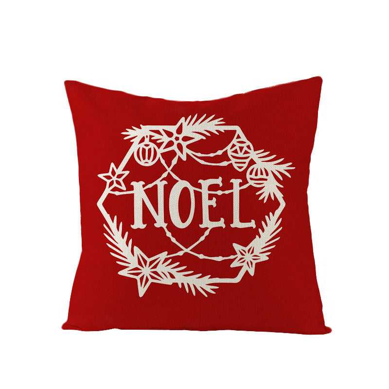 Christmas Pillow Covers for Sofa, Bed, and Car Decor