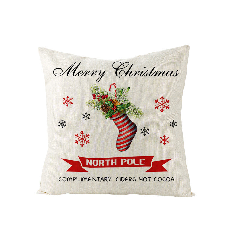 Christmas Pillow Covers for Sofa, Bed, and Car Decor