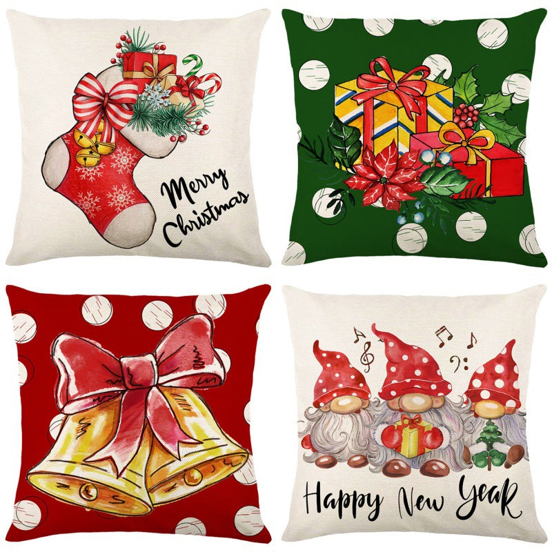 Christmas Pillow Cover for Cozy Festive Sofa Style