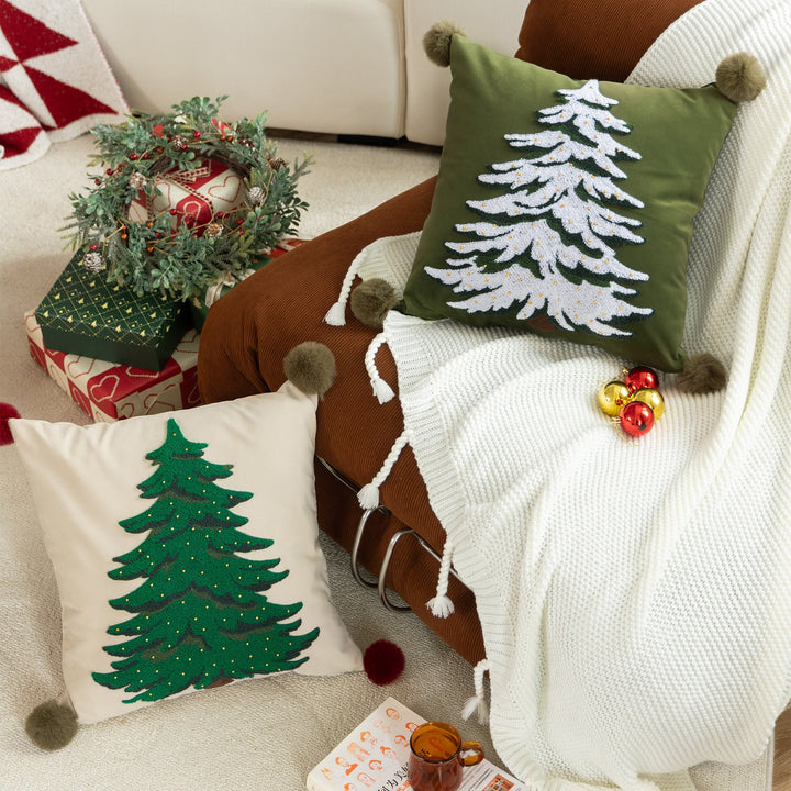 Christmas Pillow Set for Cozy, Festive Holiday Sofas