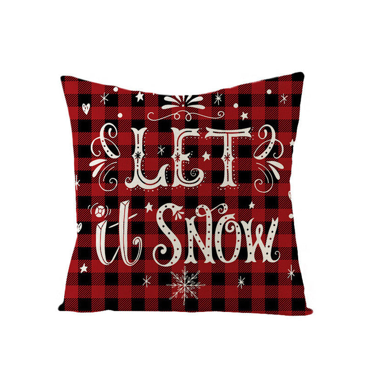Christmas Pillow Cover – Rustic Farmhouse Holiday Decor