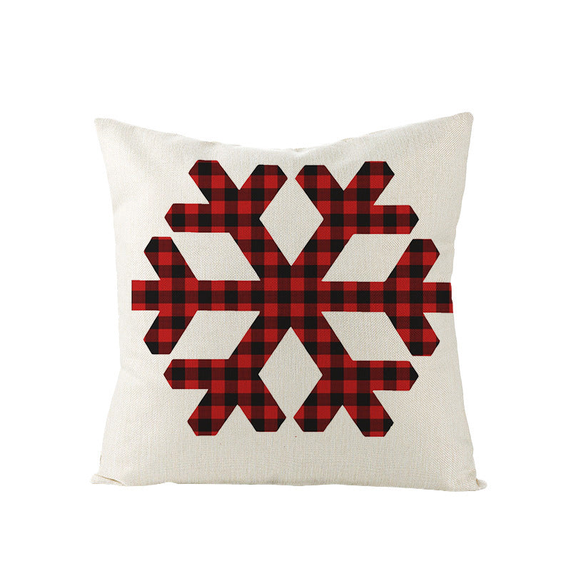 Christmas Pillow Cover – Rustic Farmhouse Holiday Decor