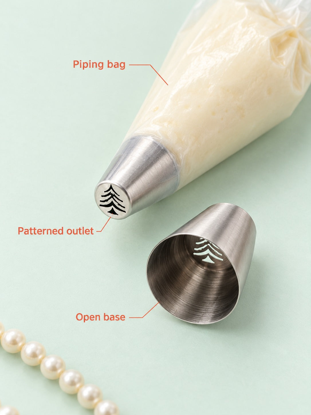 Christmas Piping Tip Set: 13 Steel Tips for Holiday Cupcakes
