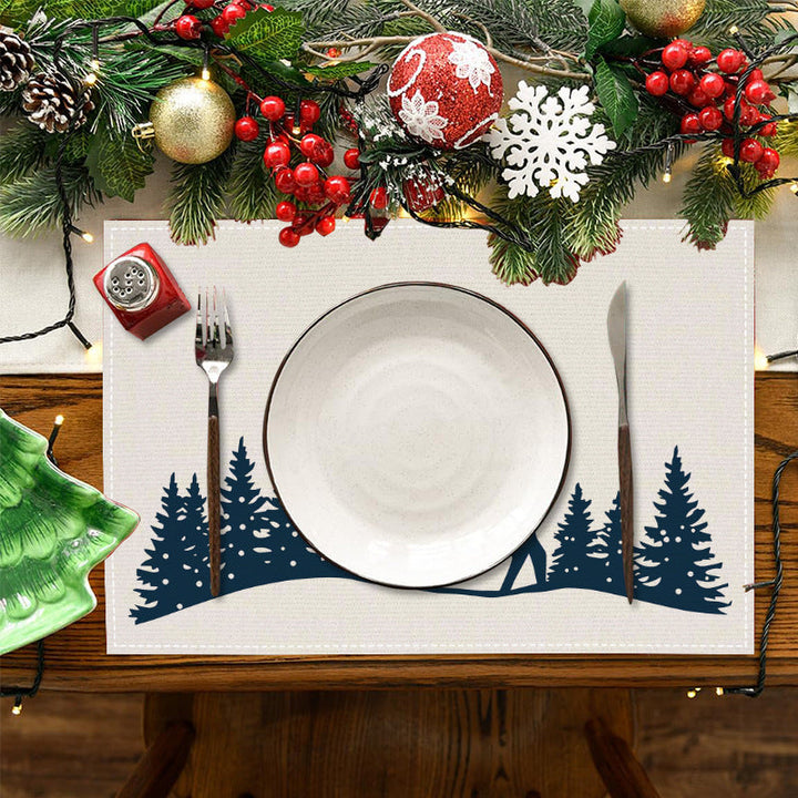 Christmas Reindeer Placemats for Cozy Festive Tables
