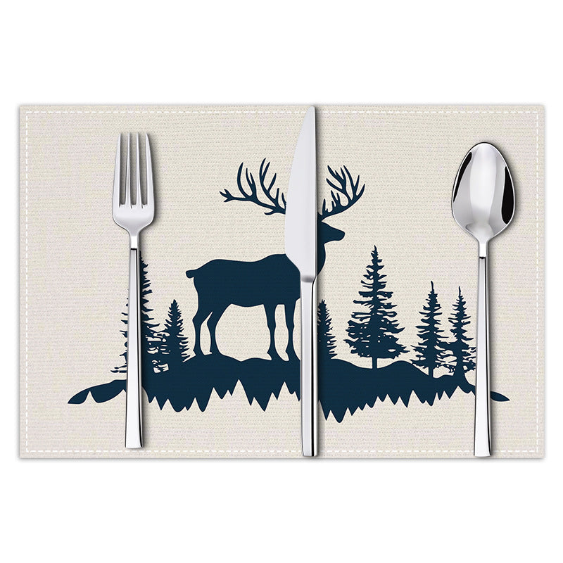 Christmas Reindeer Placemats for Cozy Festive Tables