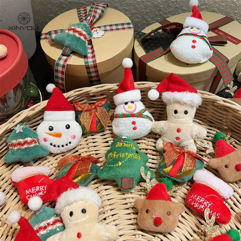 Christmas Plush Ornaments for Cute DIY Holiday Decorating
