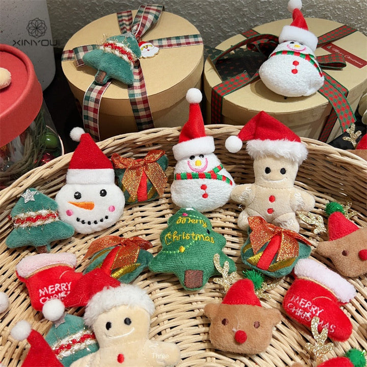 Christmas Plush Ornaments for Cute DIY Holiday Decorating