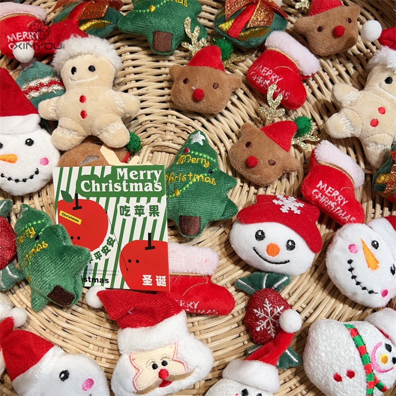 Christmas Plush Ornaments for Cute DIY Holiday Decorating