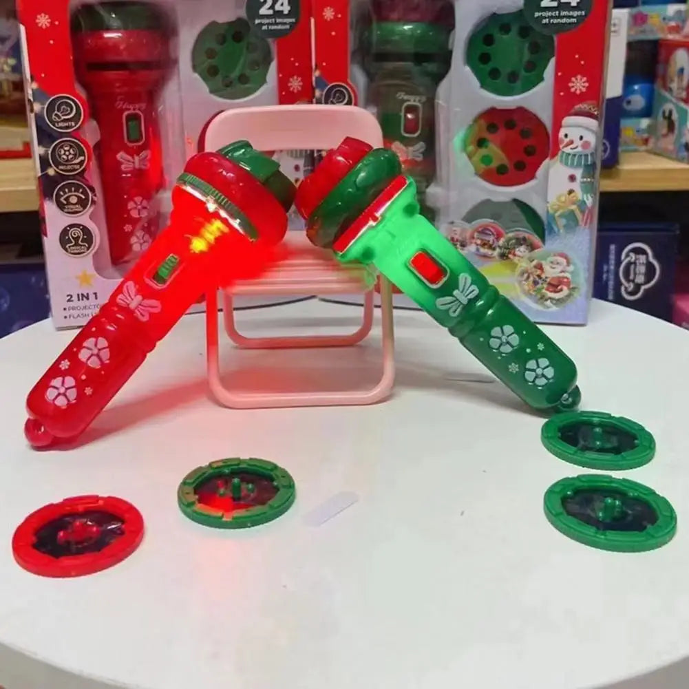 Christmas Projection Flashlight Toy for Kids’ Play