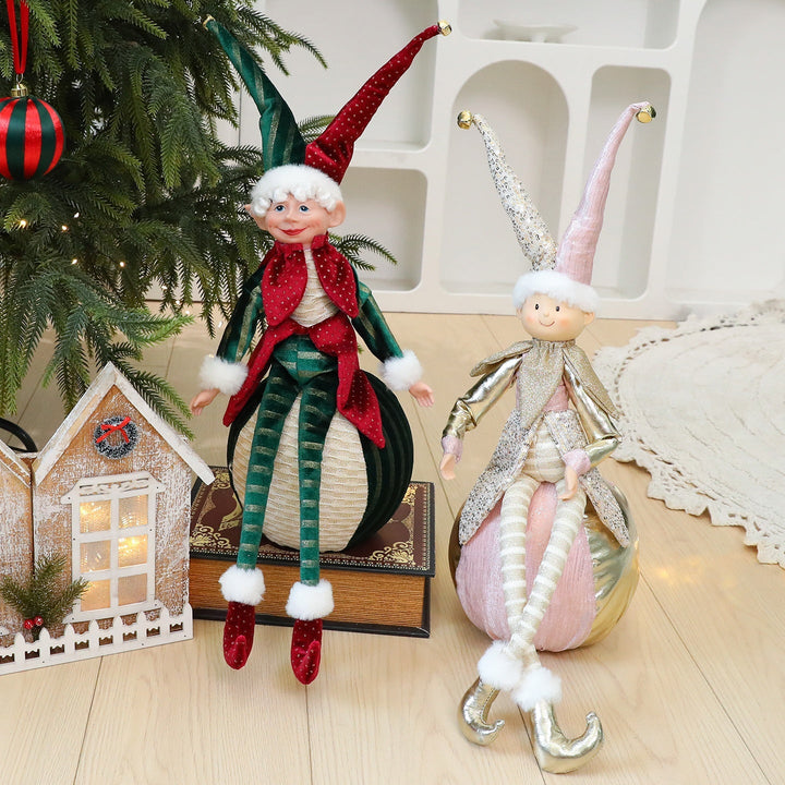 Christmas Elf Doll Ornaments for Sparkling Displays