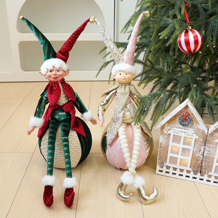 Christmas Elf Doll Ornaments for Sparkling Displays