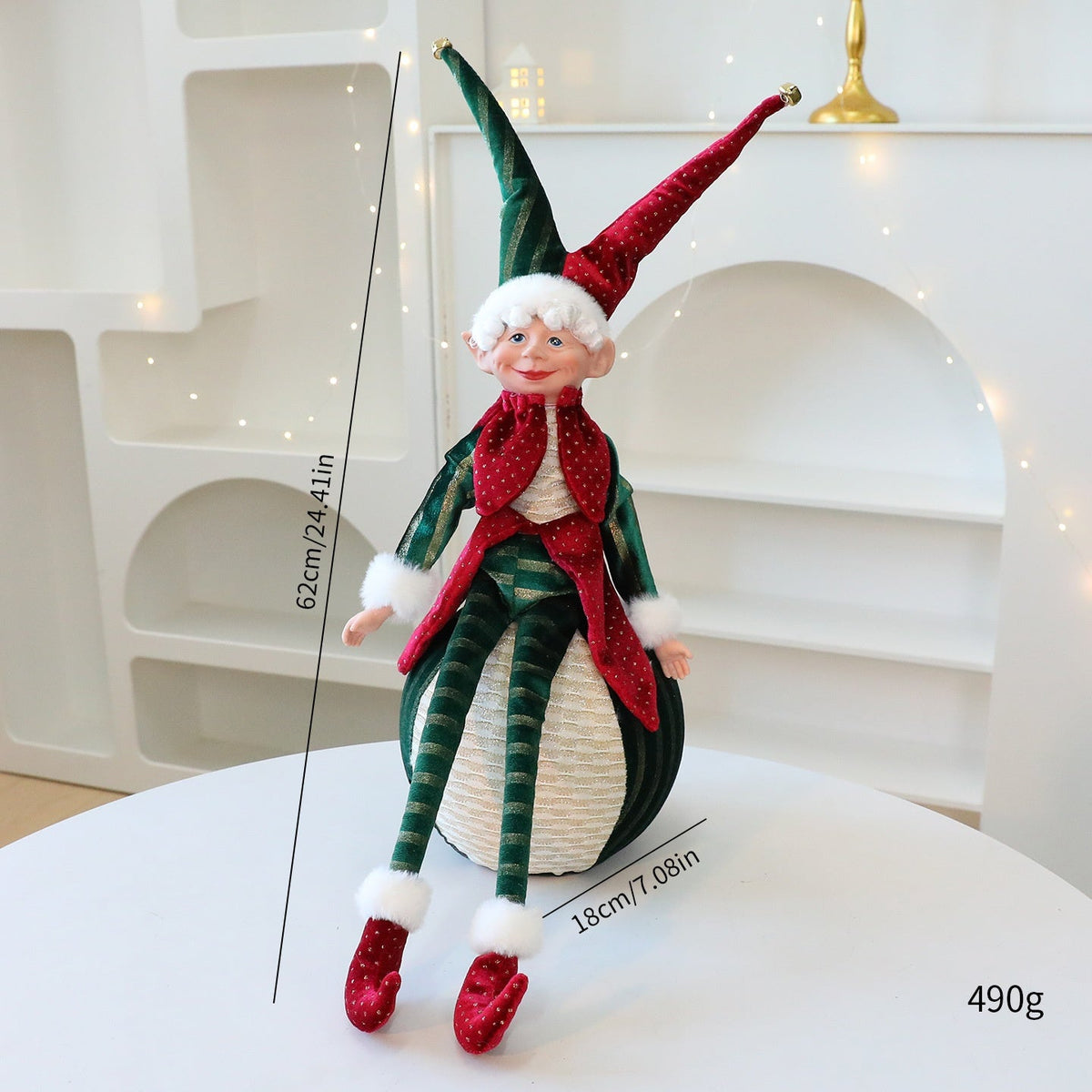Christmas Elf Doll Ornaments for Sparkling Displays