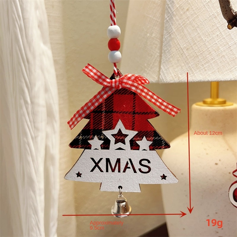 Christmas Plaid Ornaments for Festive Tree Displays