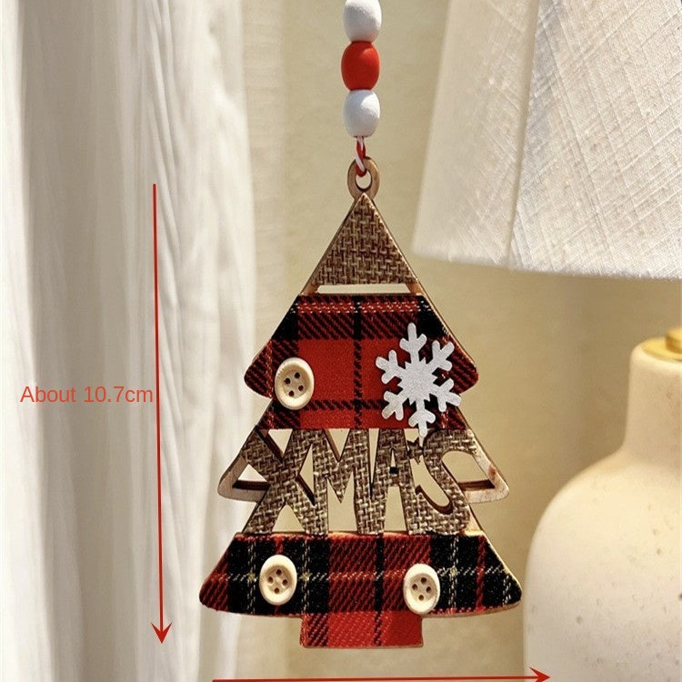 Christmas Plaid Ornaments for Festive Tree Displays