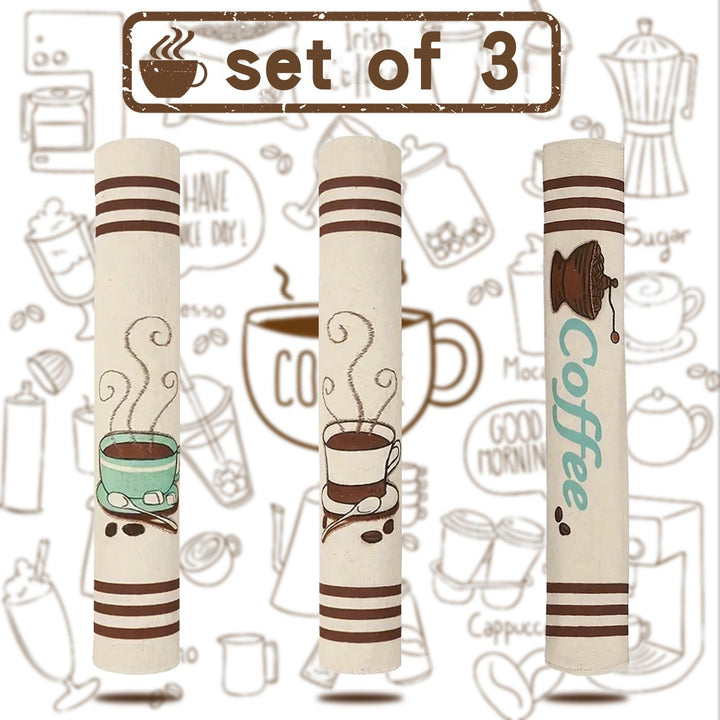 Coffee Handle Covers for Cozy Kitchen Decor Set