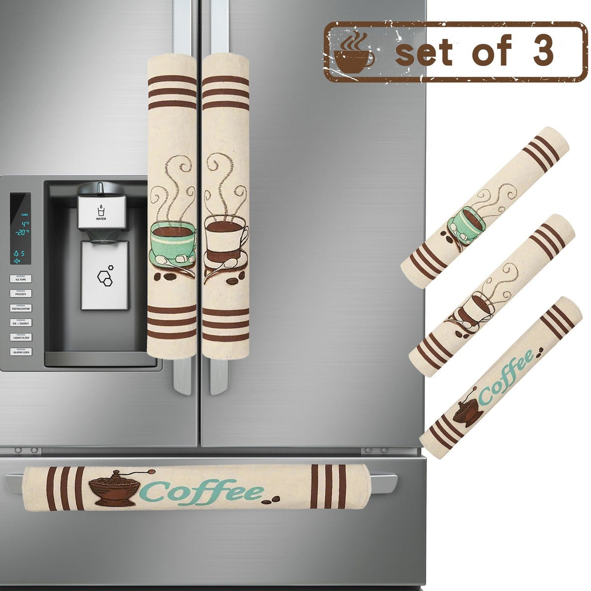 Coffee Handle Covers for Cozy Kitchen Decor Set