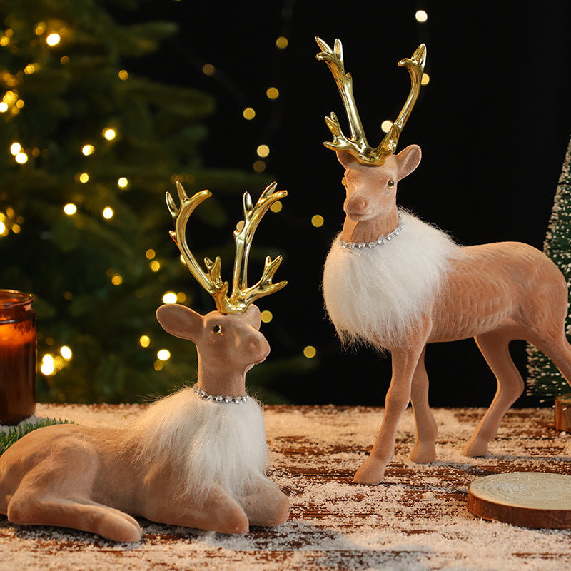 Christmas Reindeer Decorations for Cozy Woodland Charm