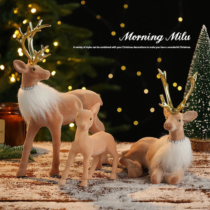 Christmas Reindeer Decorations for Cozy Woodland Charm