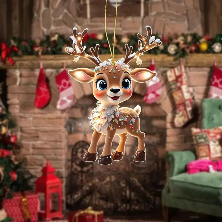 Christmas Reindeer Ornament For Festive Holiday Cheer