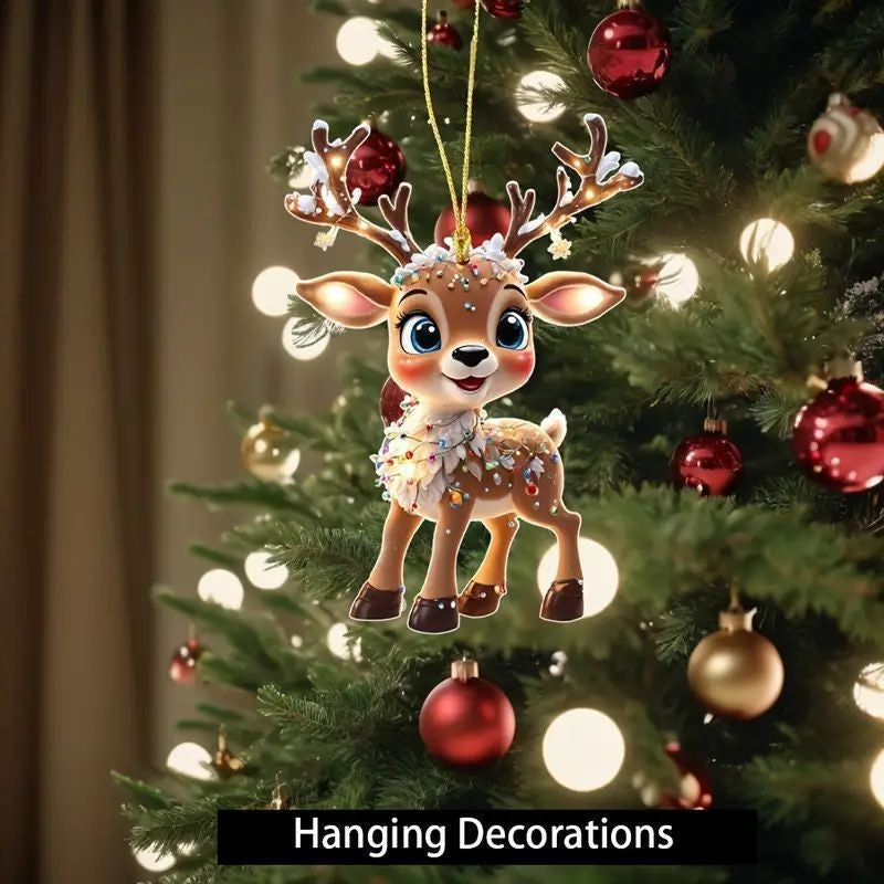 Christmas Reindeer Ornament For Festive Holiday Cheer