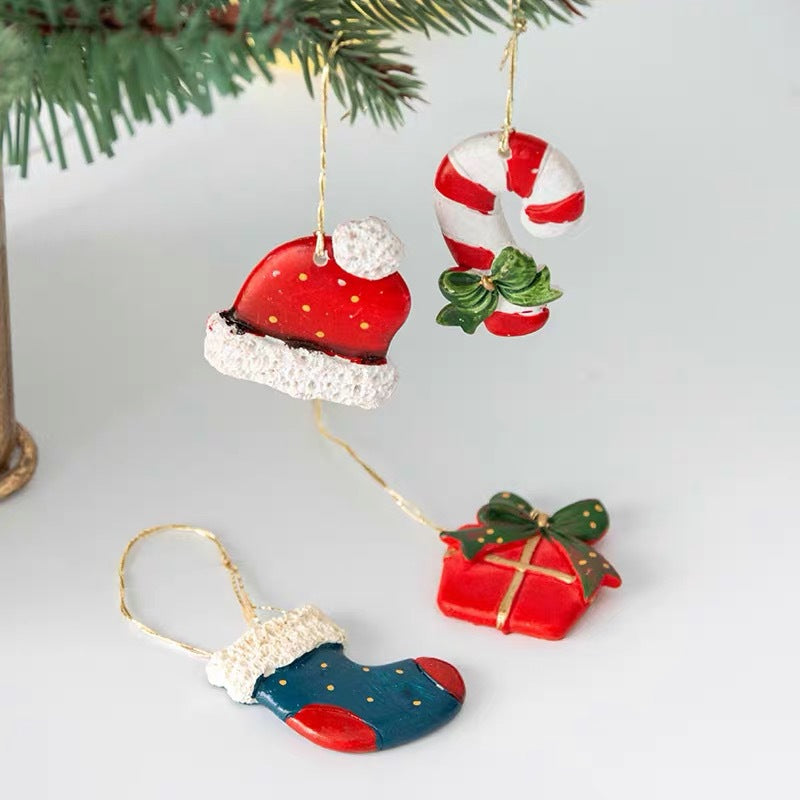 Christmas Resin Ornaments for Playful Holiday Tree Decor