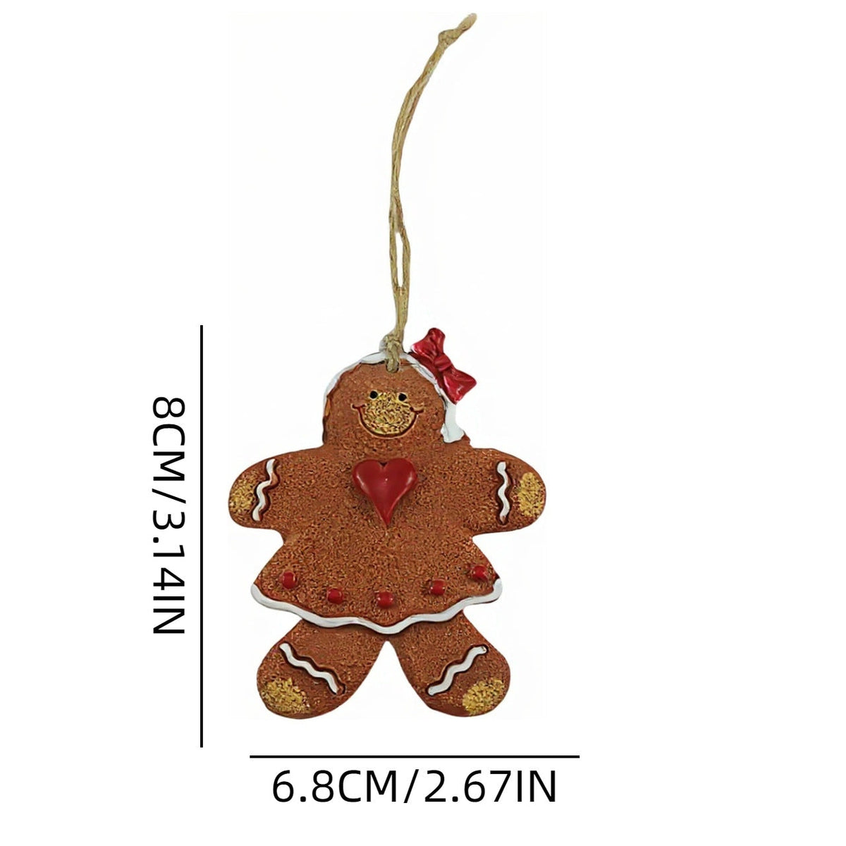 Christmas Gingerbread Ornaments for Playful Displays
