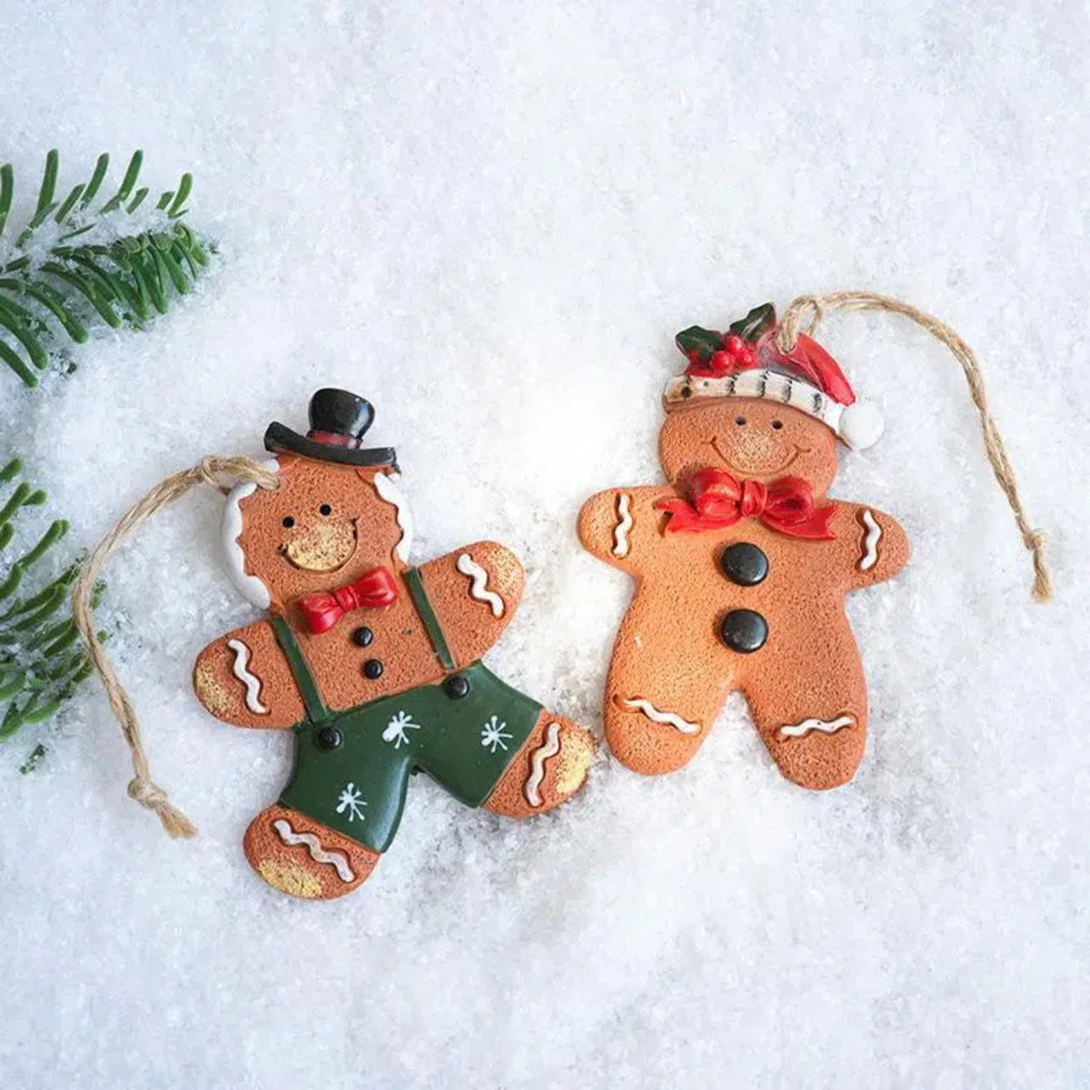 Christmas Gingerbread Ornaments for Playful Displays