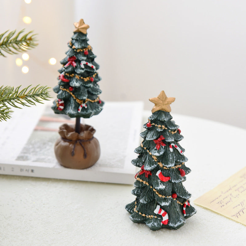 Christmas Mini Tree Ornament for Small-Space Decor
