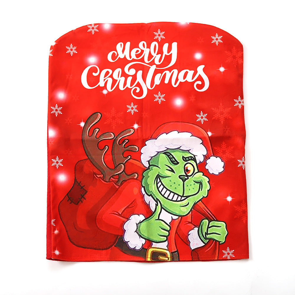 Christmas Chair Cover for Playful Festive Dining Decor