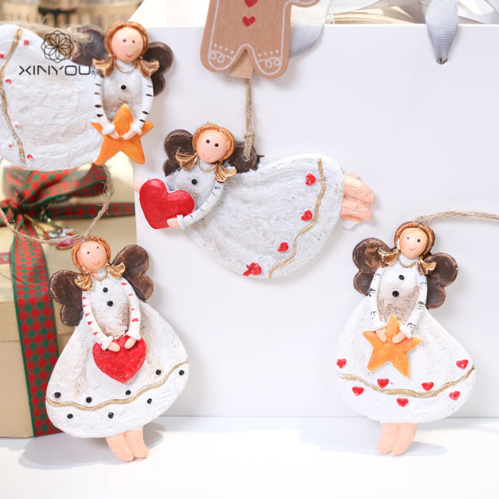 Retro Angel Christmas Ornaments for Vintage Tree Décor