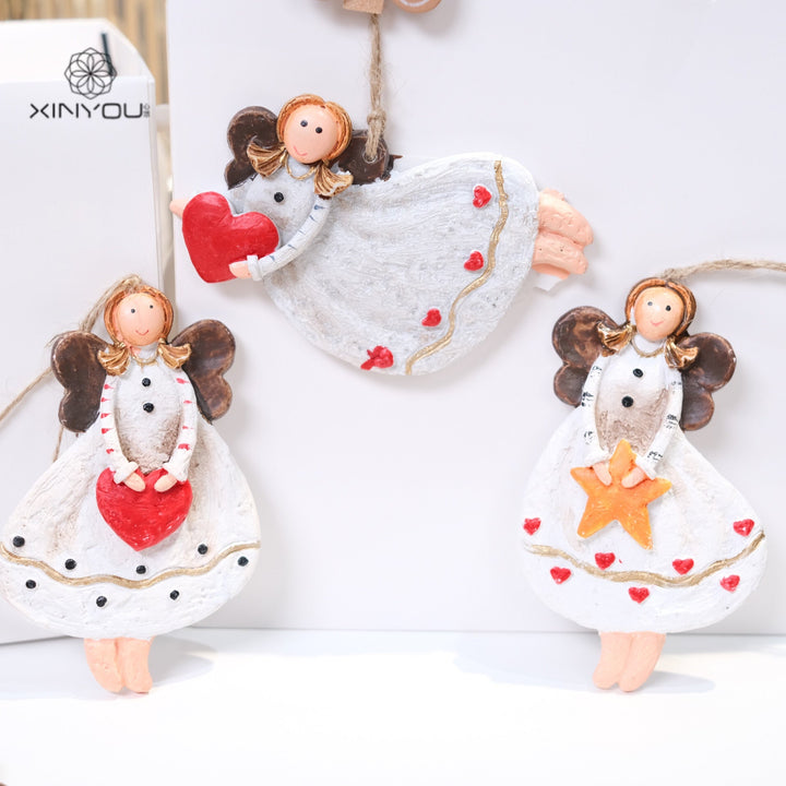 Retro Angel Christmas Ornaments for Vintage Tree Décor