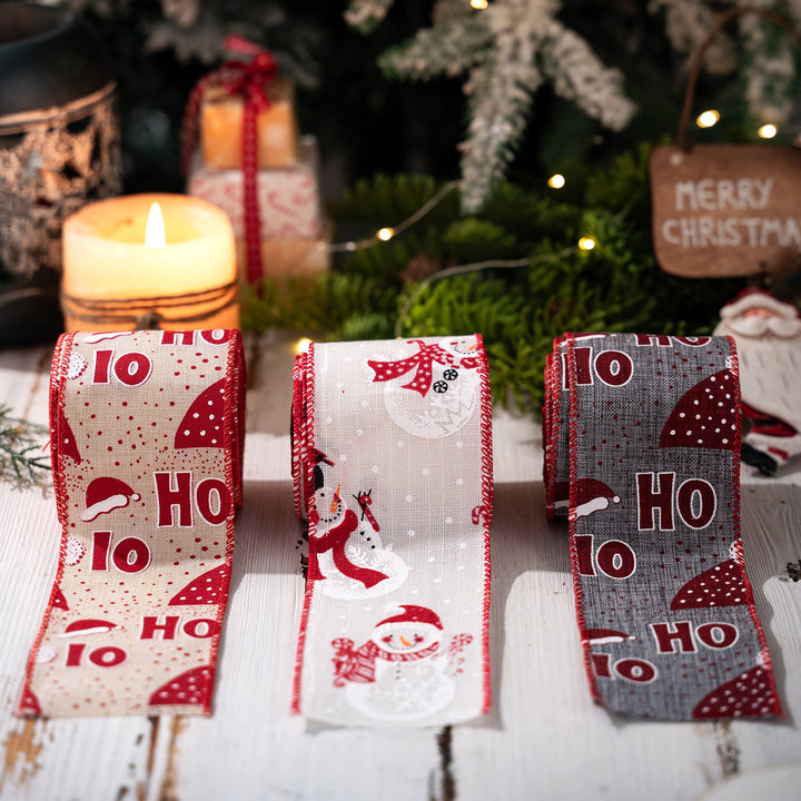 Christmas Ribbon Set for Coordinated Gift Wrapping