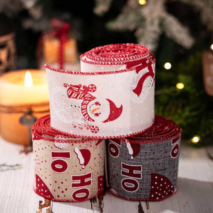 Christmas Ribbon Set for Coordinated Gift Wrapping