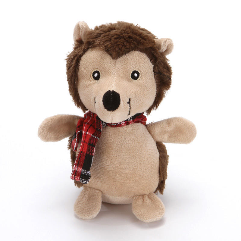 Christmas Plush Dog Toys With Squeaky Chew Playtime