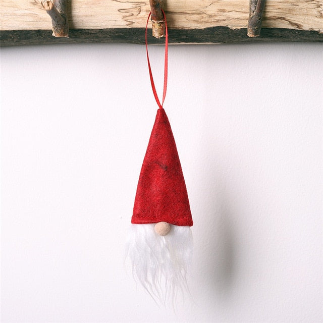 Santa Gnome Ornaments 3-Piece Festive Christmas Set