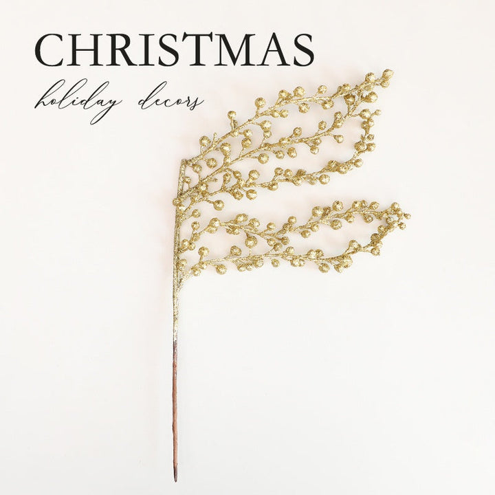 Artificial Red Berry Garland Decor for Christmas Trees