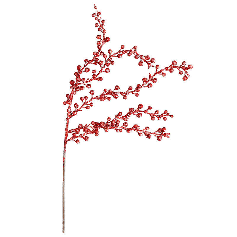 Artificial Red Berry Garland Decor for Christmas Trees