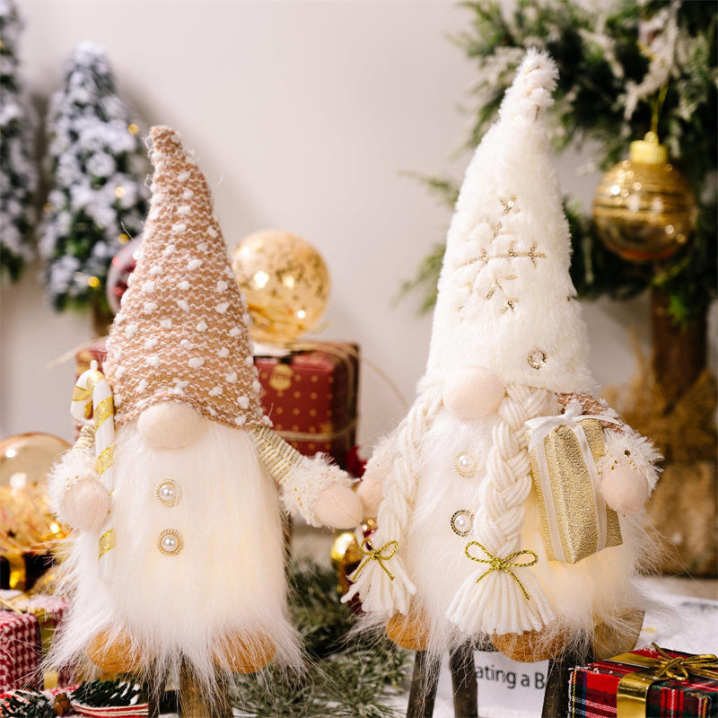 Christmas Gnome with Lights for Cozy Holiday Decor