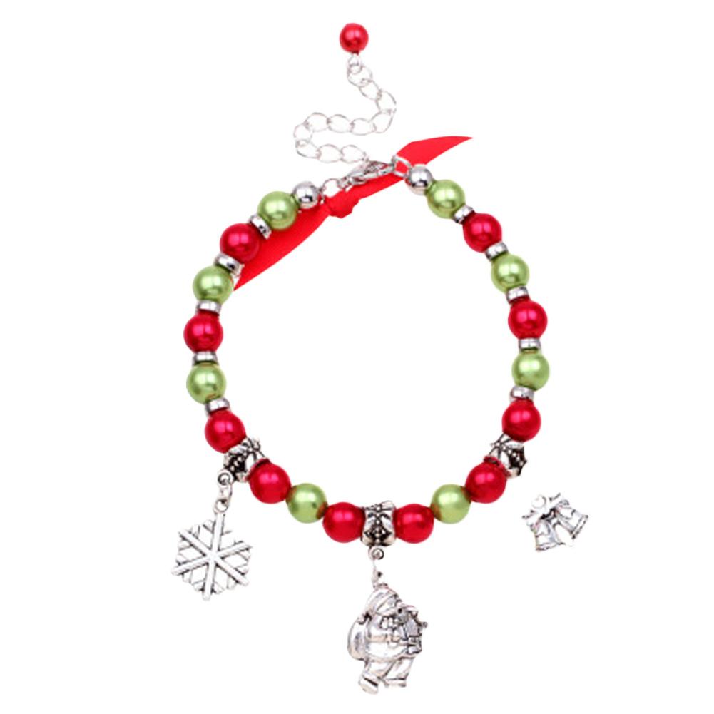 Christmas Bracelets With Festive Holiday Charms Gift