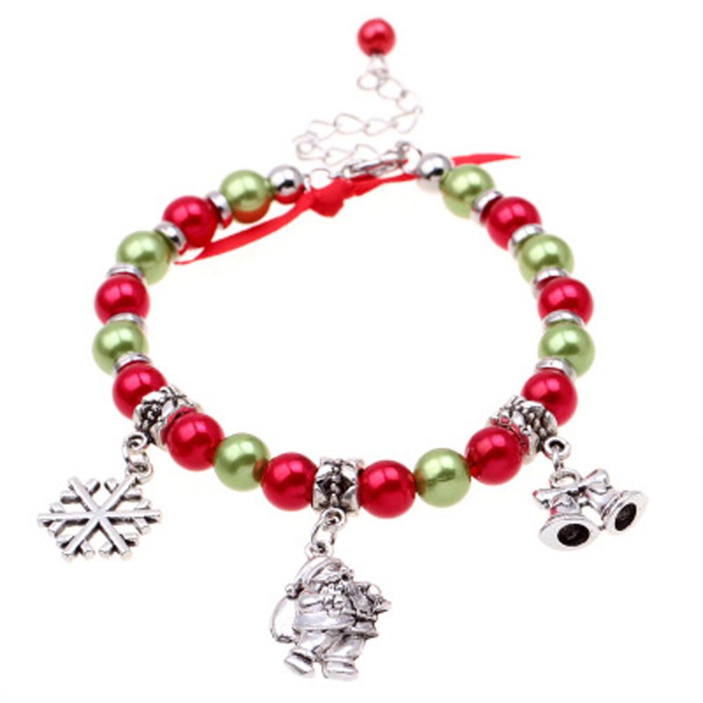Christmas Bracelets With Festive Holiday Charms Gift