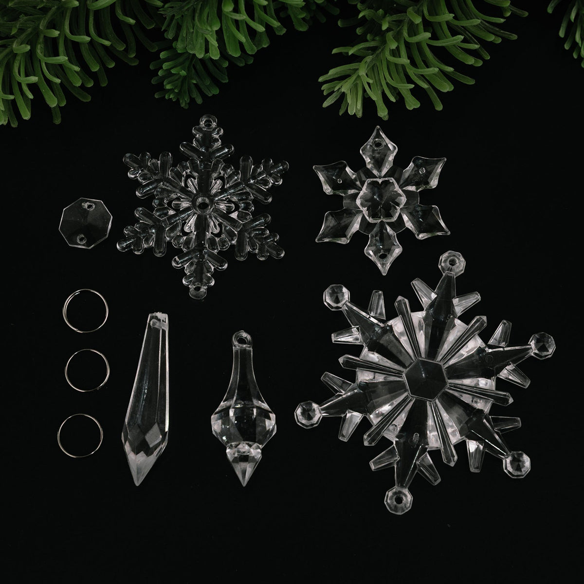 Christmas Snowflake Ornaments for Icy Tree Sparkle