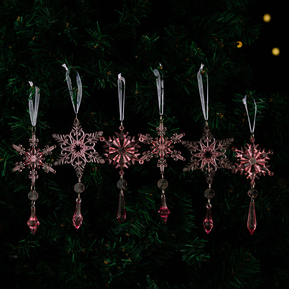 Snowflake Christmas Ornaments for Sparkling Holiday Trees