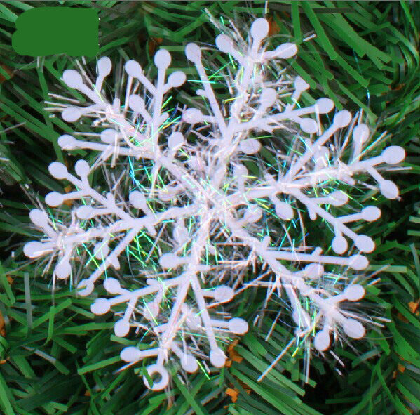 Snowflake Christmas Tree Decorations for Winter Glow