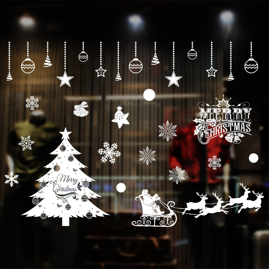 Christmas Window Decals for Festive Winter Displays